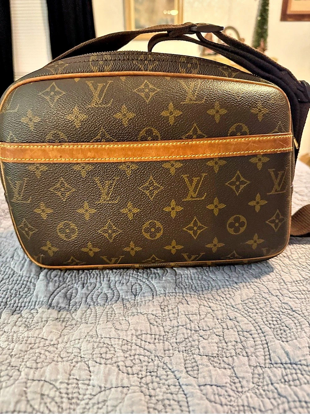 Louis Vuitton Amazone Monogram Shoulder Bag Brown